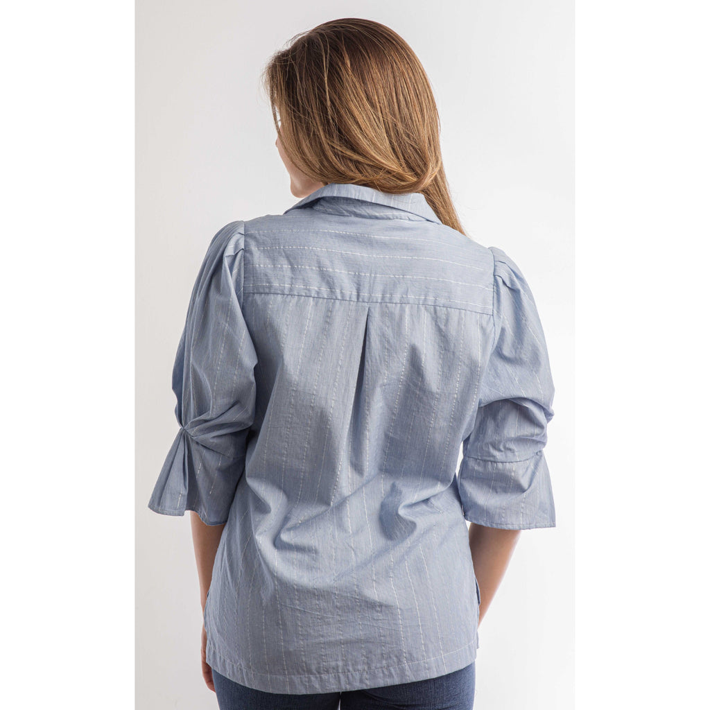 Blue Posy Top