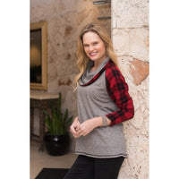 Pretty in plaid tunic